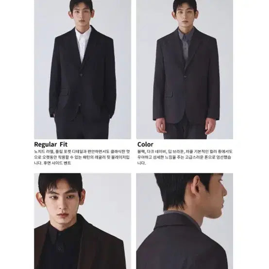 [BUNJANG] Hyoji Regular Blazer Charcoal L / 새상품) 효지 레귤러 블레이저 차콜 L