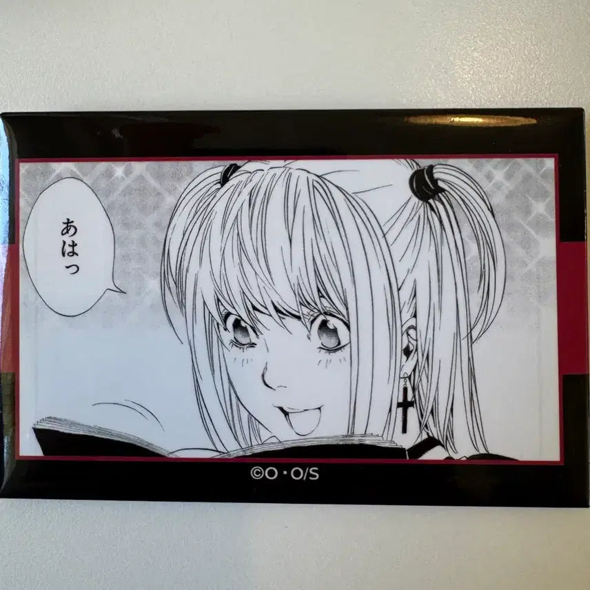 [BUNJANG] Death Note Misa Amane Original Art Square Can Badge / 데스노트 원화 사각 캔뱃지 미사