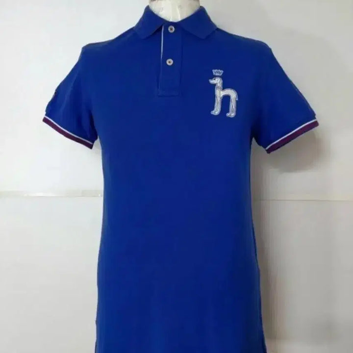 [BUNJANG] Hazzys Racket Patch Big Logo Short-Sleeve Polo T-Shirt / 95)헤지스 라켓패치 빅로고 반팔카라티셔츠