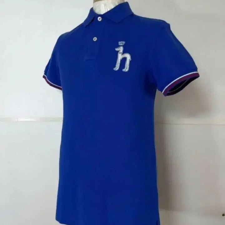 [BUNJANG] Hazzys Racket Patch Big Logo Short-Sleeve Polo T-Shirt / 95)헤지스 라켓패치 빅로고 반팔카라티셔츠