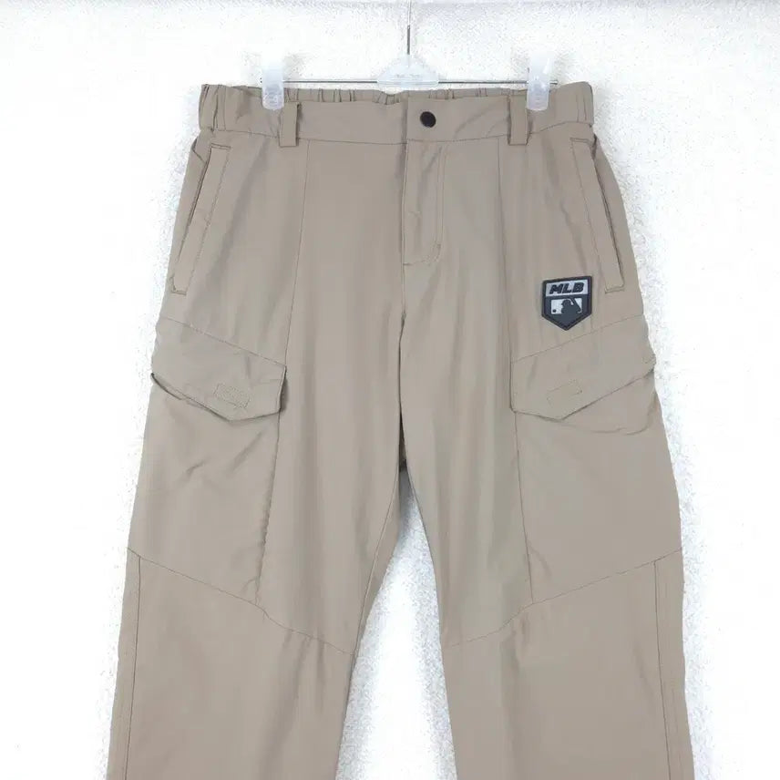 [SOLD OUT] MLB 여성 바스락 카고 바지 베이지(29~30)