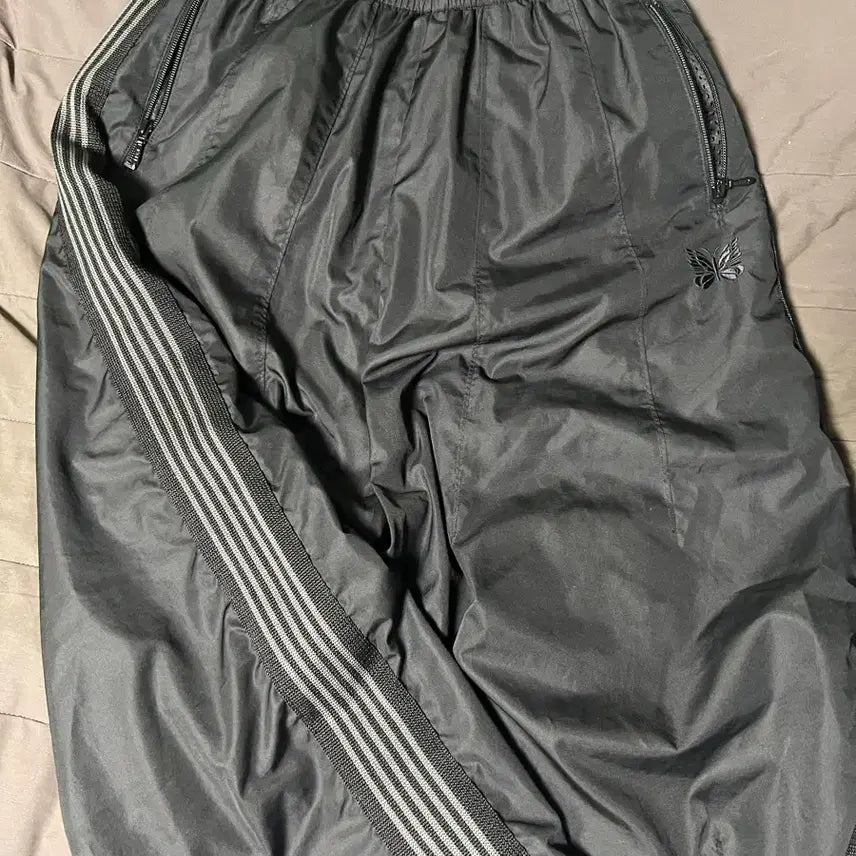 [BUNJANG] Needles x LHP H.D. Nylon Track Pants Black XS / 니들스 x LHP H.D. 나일론 트랙 팬츠 블랙 XS