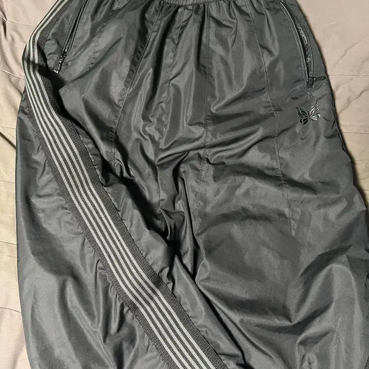 [BUNJANG] Needles x LHP H.D. Nylon Track Pants Black XS / 니들스 x LHP H.D. 나일론 트랙 팬츠 블랙 XS
