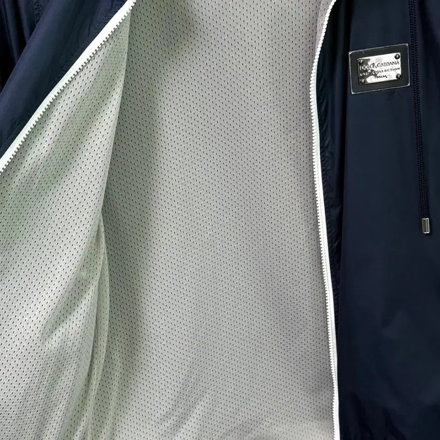 [BUNJANG] Dolce &amp; Gabbana Gym Collection Navy Hooded Zip-Up Jacket (Size 46) / 돌체앤가바나 네이비 후드 집업 자켓 (46 / 여성 66 가능)