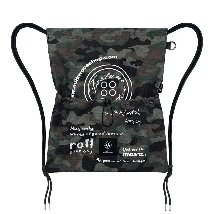 [BUNJANG] Milkweave String Backpack / (새상품)밀크웨이브 스트링 백팩 [정가 65,000원]