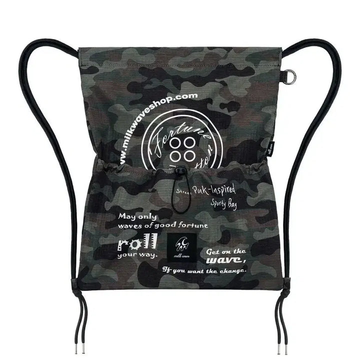 [BUNJANG] Milkweave String Backpack / (새상품)밀크웨이브 스트링 백팩 [정가 65,000원]