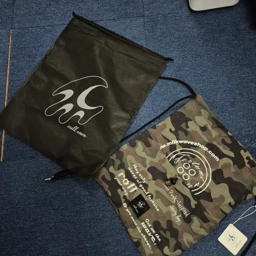 [BUNJANG] Milkweave String Backpack / (새상품)밀크웨이브 스트링 백팩 [정가 65,000원]