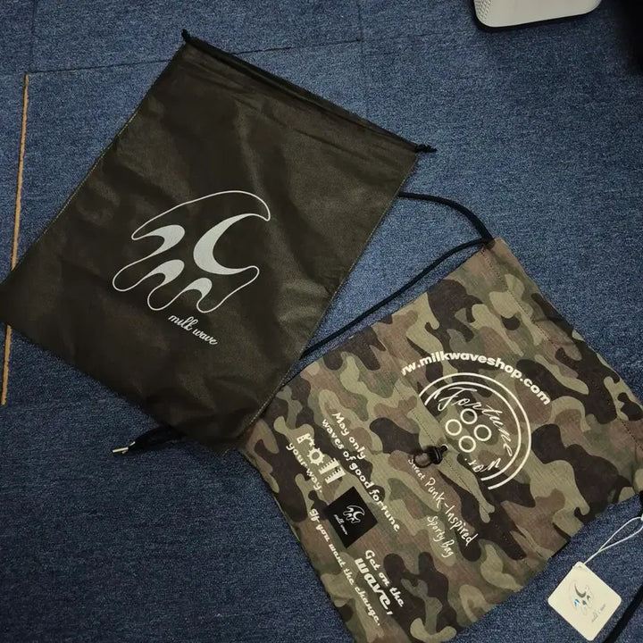 [BUNJANG] Milkweave String Backpack / (새상품)밀크웨이브 스트링 백팩 [정가 65,000원]