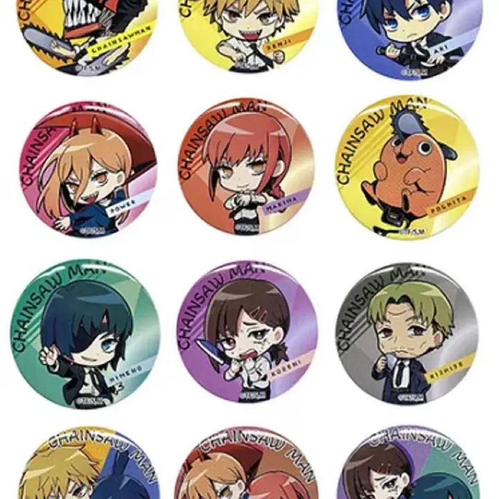 [BUNJANG] Chainsaw Man 56mm Random Can Badge / 체인소맨 굿즈 랜덤 캔뱃지 56mm