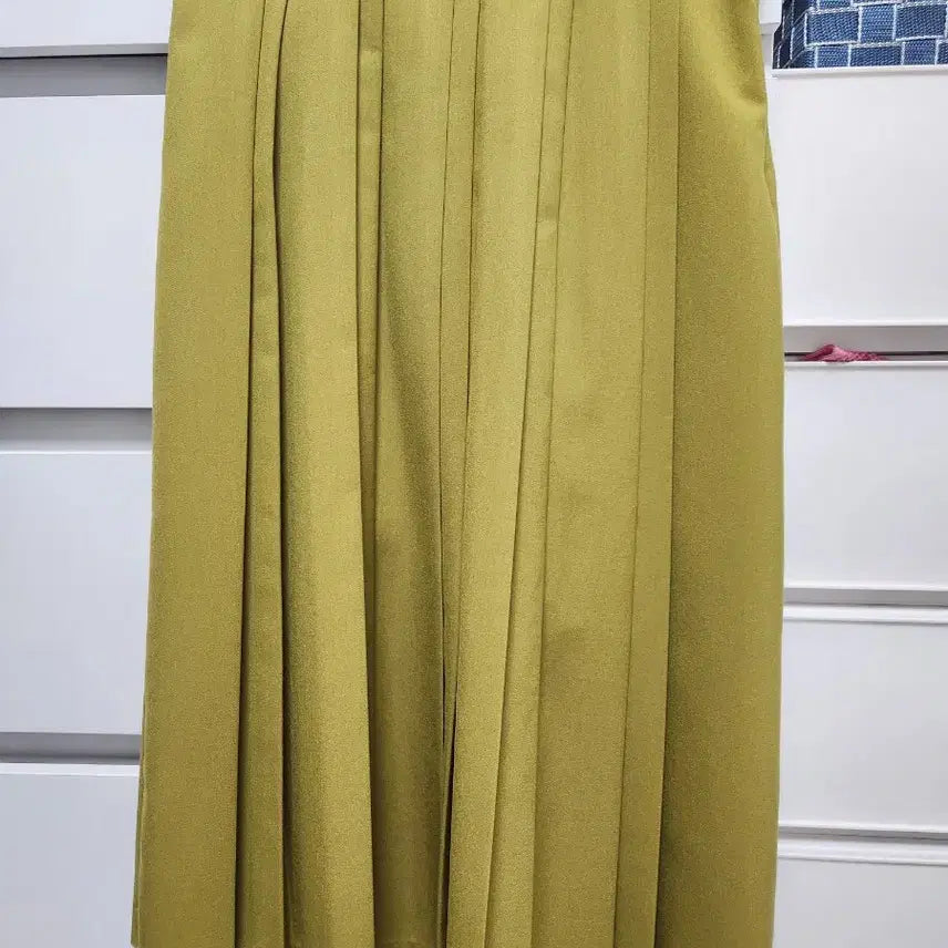 [BUNJANG] Pleated Full Skirt / 바스켓 플리츠 주름 풀 스커트