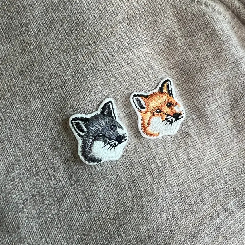 [SOLD OUT] 메종키츠네 더블폭스 가디건 베이지xs
