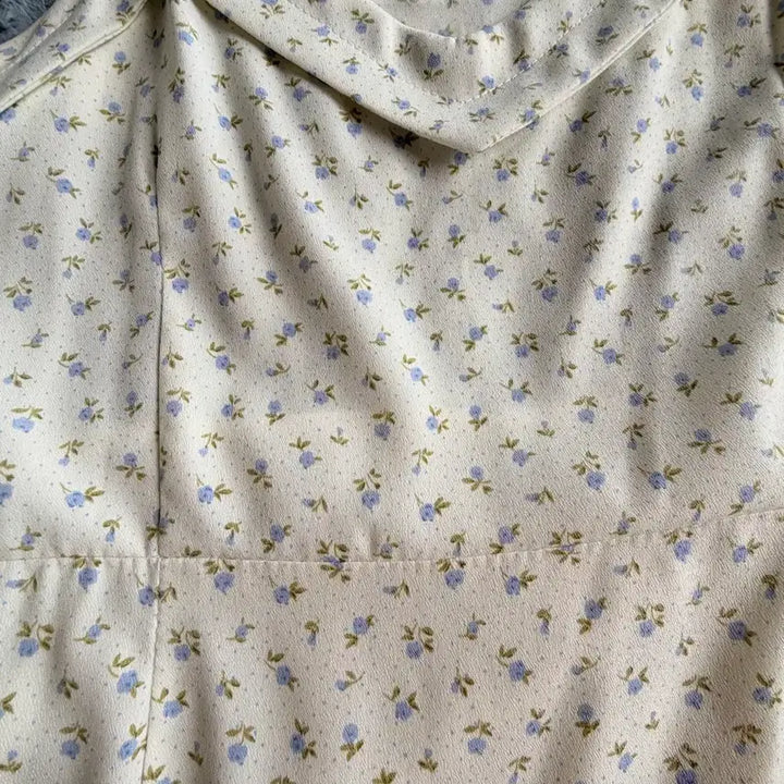 [BUNJANG] Bicini Flower Print Ruffle Long Dress / 바이씨니  플라워 프린트 프릴 캉캉 롱 원피스