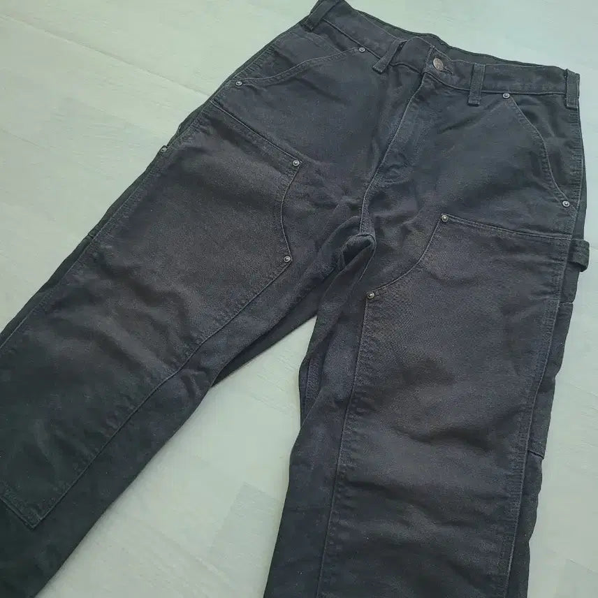 [BUNJANG] Carhartt B136 Double Knee Black Jeans / [30*30] 칼하트 b136 blk 블랙 더블니