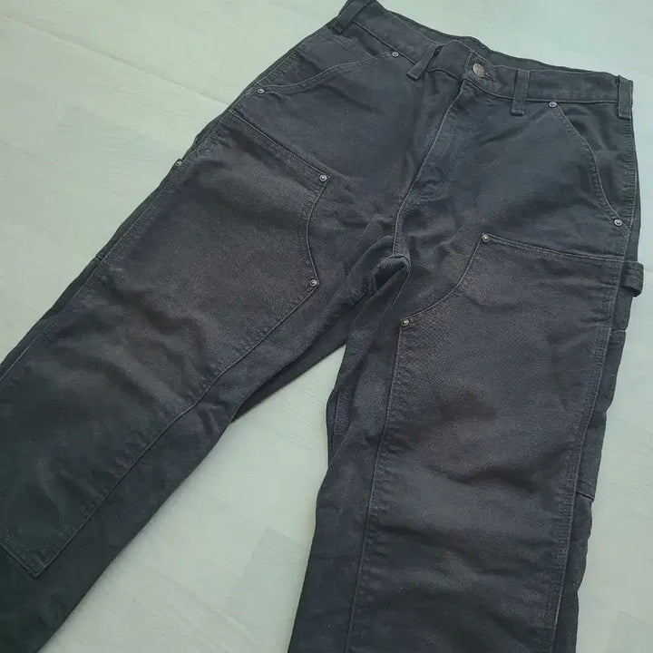 [BUNJANG] Carhartt B136 Double Knee Black Jeans / [30*30] 칼하트 b136 blk 블랙 더블니