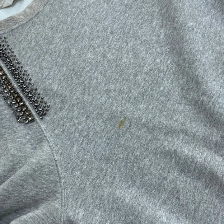 [BUNJANG] Beanpole Business Embellished Sweatshirt / 90 빈폴 비즈장식 맨투맨 티셔츠 0424E