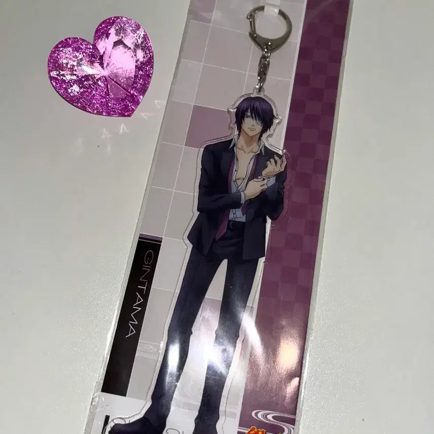 [BUNJANG] Gintama Takasugi Suit Acrylic Keyring / 은혼 타카스기 수트 정장 아크릴 키링 미개봉