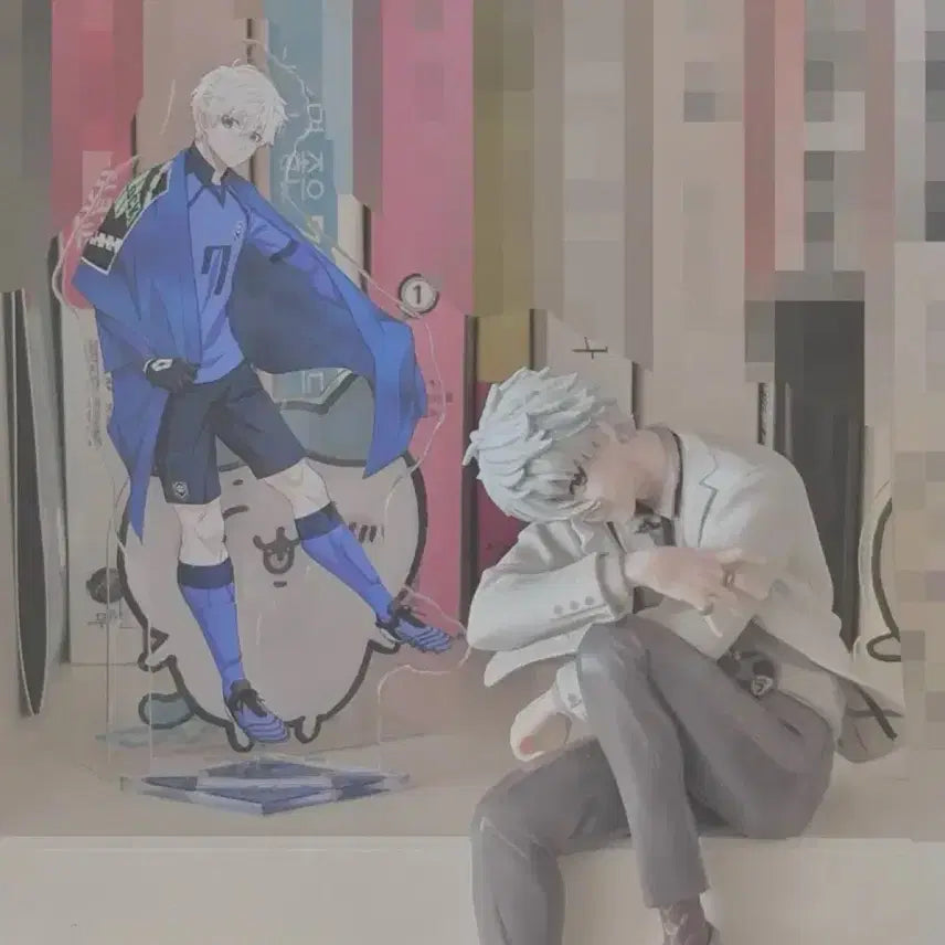 [BUNJANG] Blue Lock Nagi Figure + Kuji Acrylic Bundle Set / 블루록 sweets flavor 나기 피규어 + 쿠지 아크릴 일괄 판매