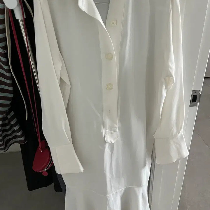 [BUNJANG] Eunoia Floral Shirt Long Dress / 유노이아 플로럴 셔츠 롱 원피스