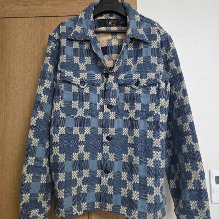 [BUNJANG] RRL Jacquard Work Overshirt / [S] RRL 자카드 워크 셔츠(오버셔츠)