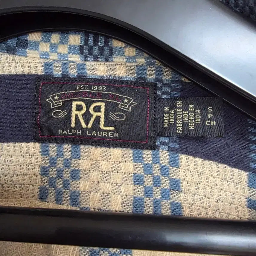 [BUNJANG] RRL Jacquard Work Overshirt / [S] RRL 자카드 워크 셔츠(오버셔츠)
