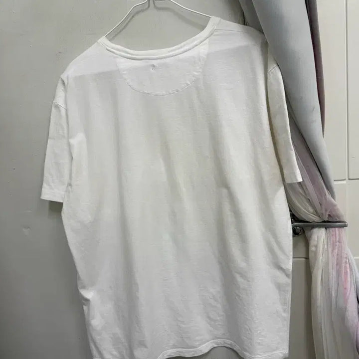 [BUNJANG] Valentino VLTN Logo Print T-Shirt White / 발렌티노 VLTN 로고 프린트 티셔츠 화이트
