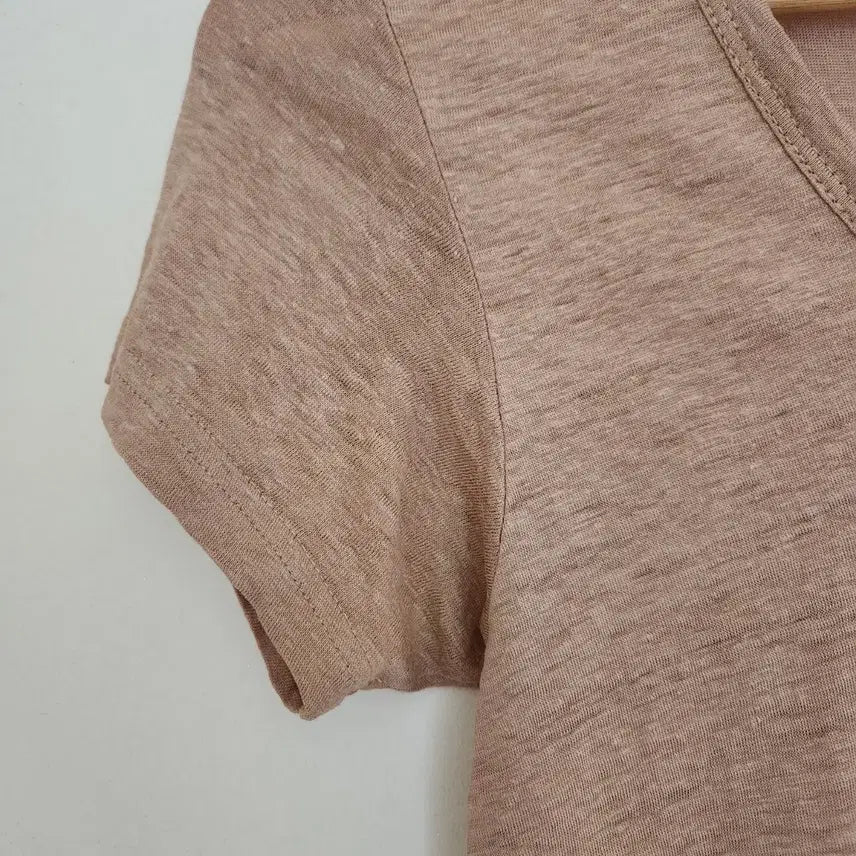 [SOLD OUT] 상태좋음(정품)이자벨마랑 에뚜왈 브이넥 린넨반팔티셔츠 (36)