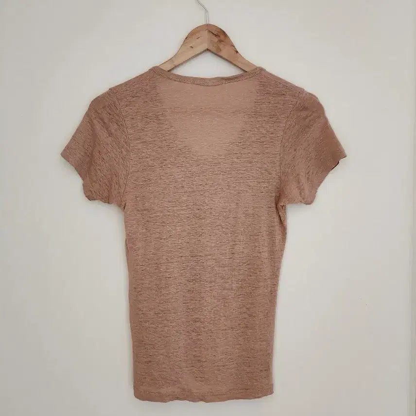 [SOLD OUT] 상태좋음(정품)이자벨마랑 에뚜왈 브이넥 린넨반팔티셔츠 (36)