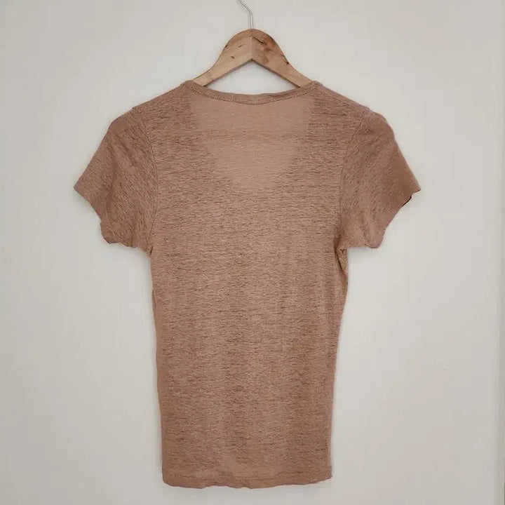 [SOLD OUT] 상태좋음(정품)이자벨마랑 에뚜왈 브이넥 린넨반팔티셔츠 (36)