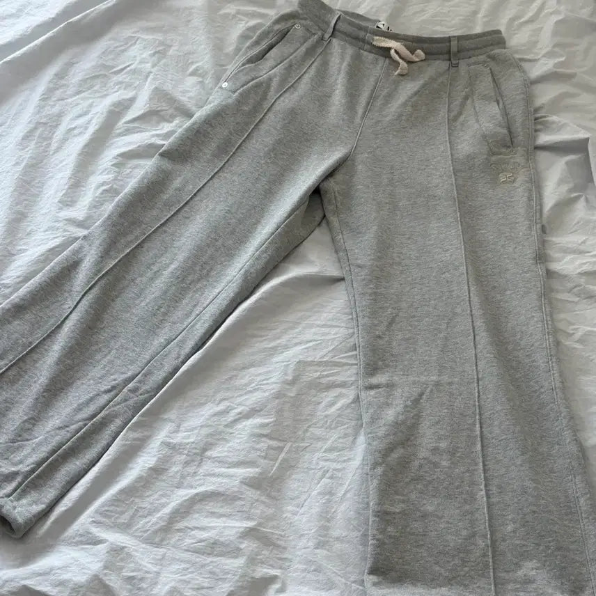 [BUNJANG] Setter Theo Cotton Bending Sweatpants Melange Gray L / 세터 테오 코튼 밴딩 스웨트팬츠 멜란지그레이 L