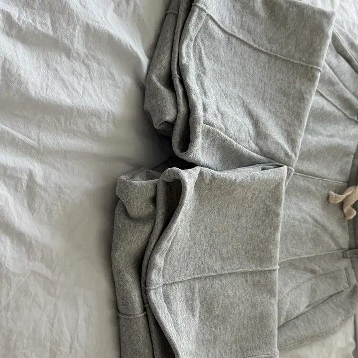 [BUNJANG] Setter Theo Cotton Bending Sweatpants Melange Gray L / 세터 테오 코튼 밴딩 스웨트팬츠 멜란지그레이 L