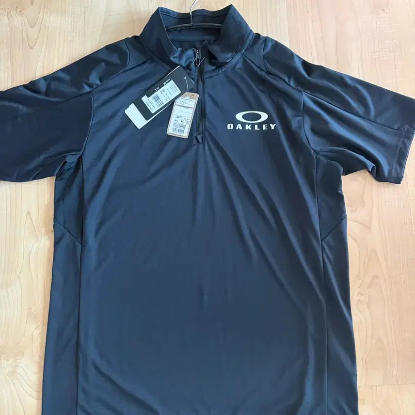 [BUNJANG] Oakley Half-Neck Short Sleeve T-Shirt (Black, M) / 오클리 반팔 하프넥 블랙 M 새상품