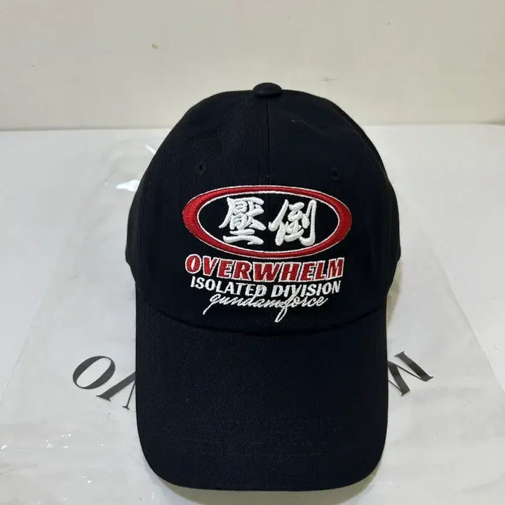 [BUNJANG] OVERWHELM Gundamforce Black Ball Cap / OVERWHELM 볼캡 블랙 gundamforce 압도 새상품