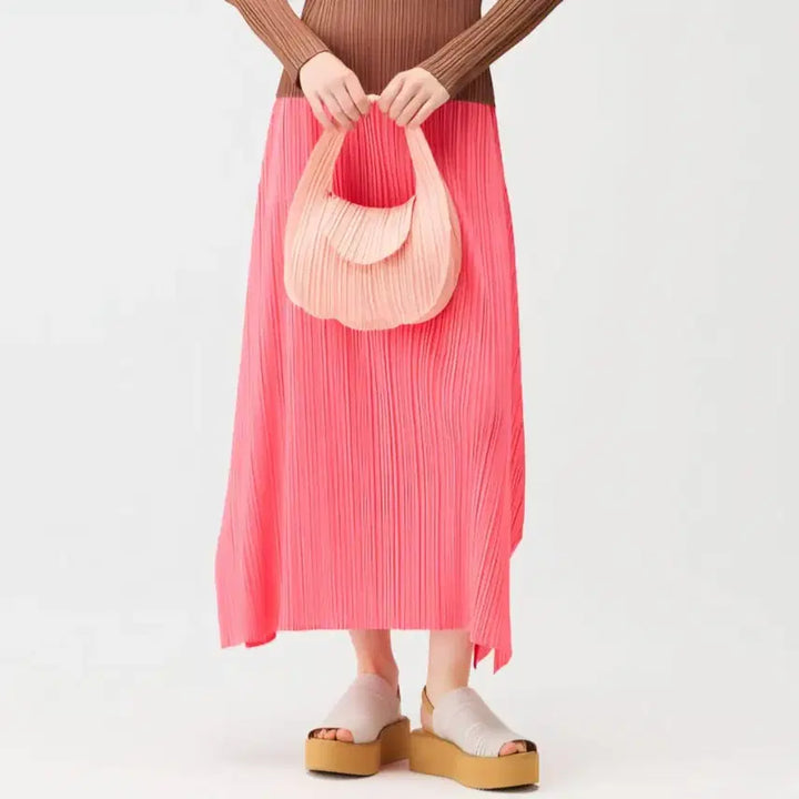 [BUNJANG] Pleats Please Issey Miyake Seed Bag Daily Tote Bag (Pink) / 이세이미야케 플리츠플리즈  시드백 데일리 토트백 가방(핑크색)