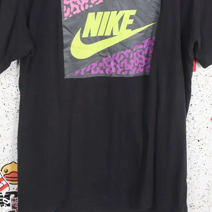 [BUNJANG] Nike Logo Print Short Sleeve T-Shirt Black / 공용S / 나이키 로고프린팅 반팔티셔츠BK 34-111