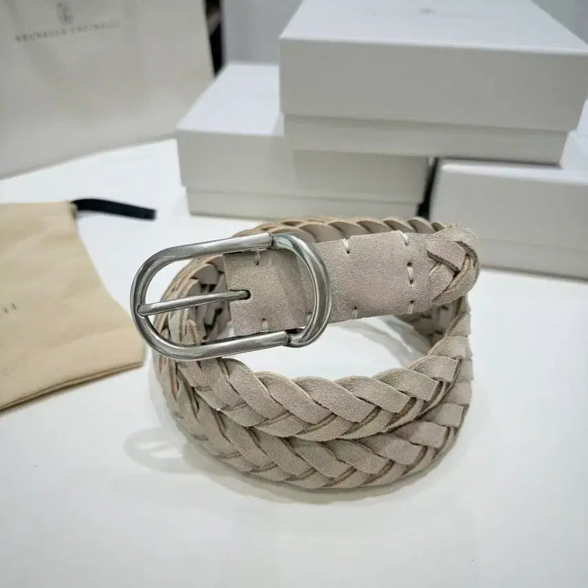 [SOLD OUT] 브루넬로 쿠치넬리 수공예 벨트 100 폭 3.0cm남녀 공용
