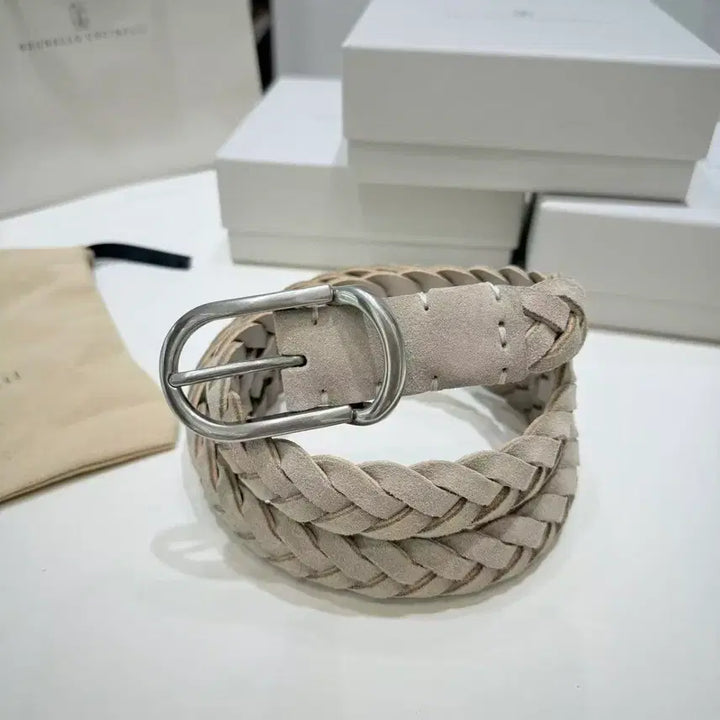 [SOLD OUT] 브루넬로 쿠치넬리 수공예 벨트 100 폭 3.0cm남녀 공용