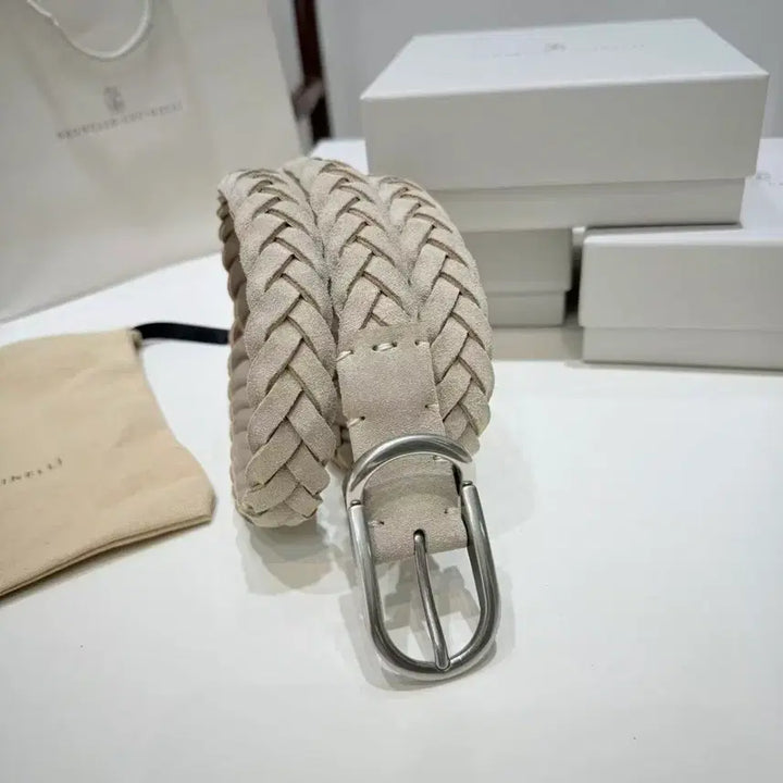 [SOLD OUT] 브루넬로 쿠치넬리 수공예 벨트 100 폭 3.0cm남녀 공용