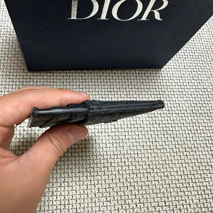 [BUNJANG] Dior Oblique Card Holder Black / [OS/당일배송] 25ss 디올 오블리크 카드홀더 블랙