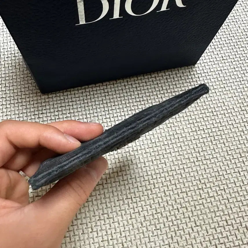 [BUNJANG] Dior Oblique Card Holder Black / [OS/당일배송] 25ss 디올 오블리크 카드홀더 블랙