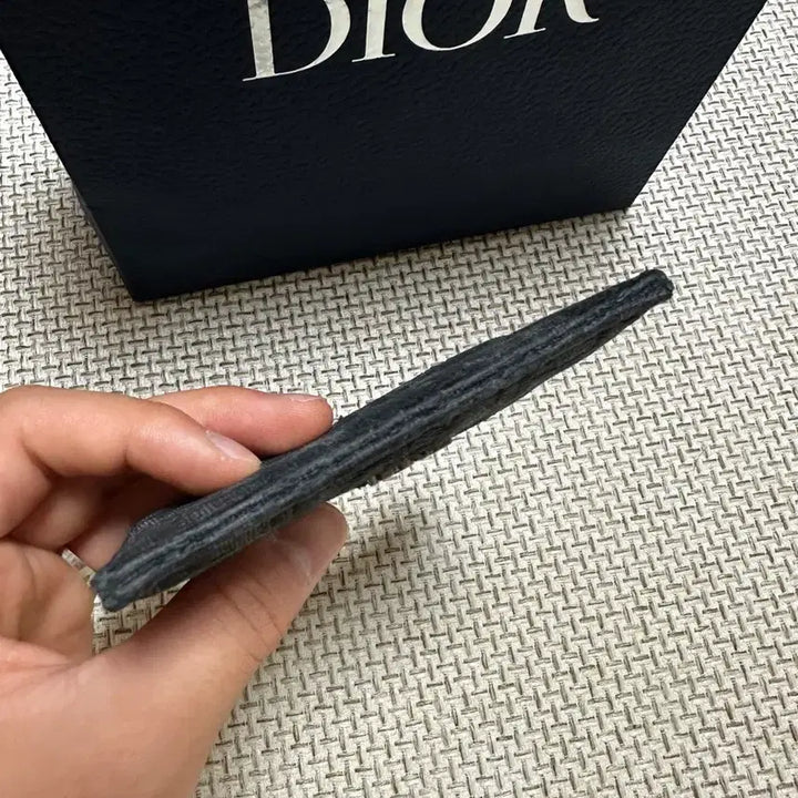 [BUNJANG] Dior Oblique Card Holder Black / [OS/당일배송] 25ss 디올 오블리크 카드홀더 블랙