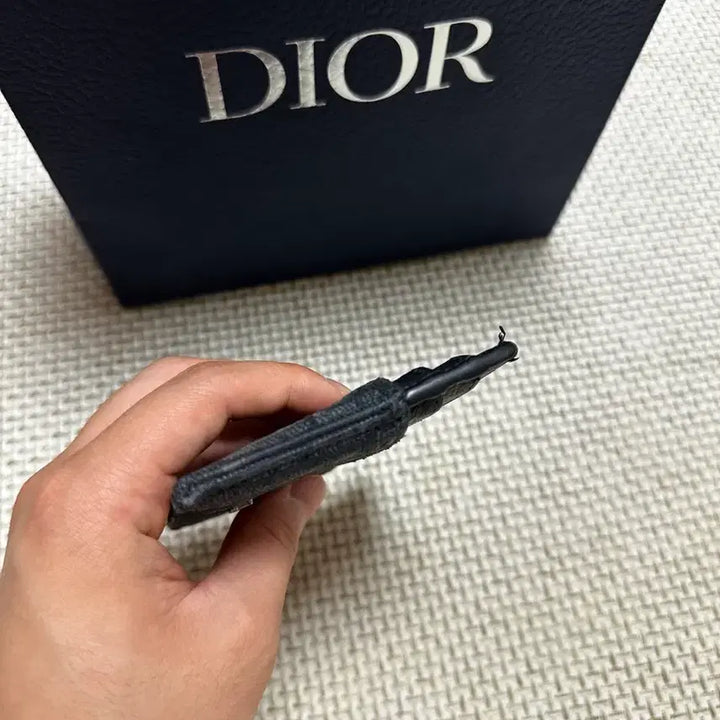 [BUNJANG] Dior Oblique Card Holder Black / [OS/당일배송] 25ss 디올 오블리크 카드홀더 블랙