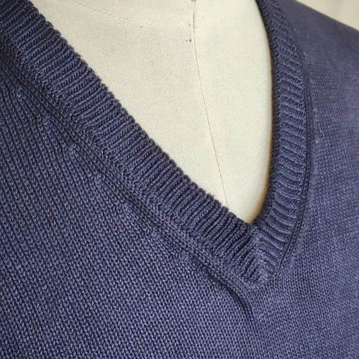 [BUNJANG] Brooks Brothers Vintage Cotton V-Neck Sweater / 90s 빈티지 Brooks Brothers 브룩스브라더스 코튼 브이넥