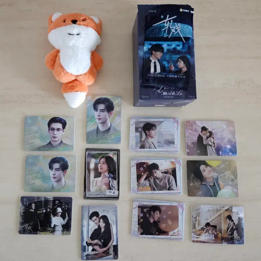 [BUNJANG] Alxi Photocard &amp; Fox Doll Set / 중드 알희 포카&amp;여우인형 세트