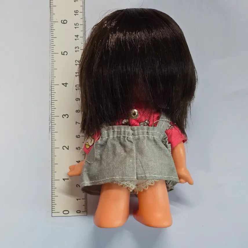 [BUNJANG] Sekiguchi Midori Vintage Japanese Doll Pink Dog Pattern Shirt / 세키구치 미도리 빈티지 일본 인형 핑크 강아지 패턴 셔츠