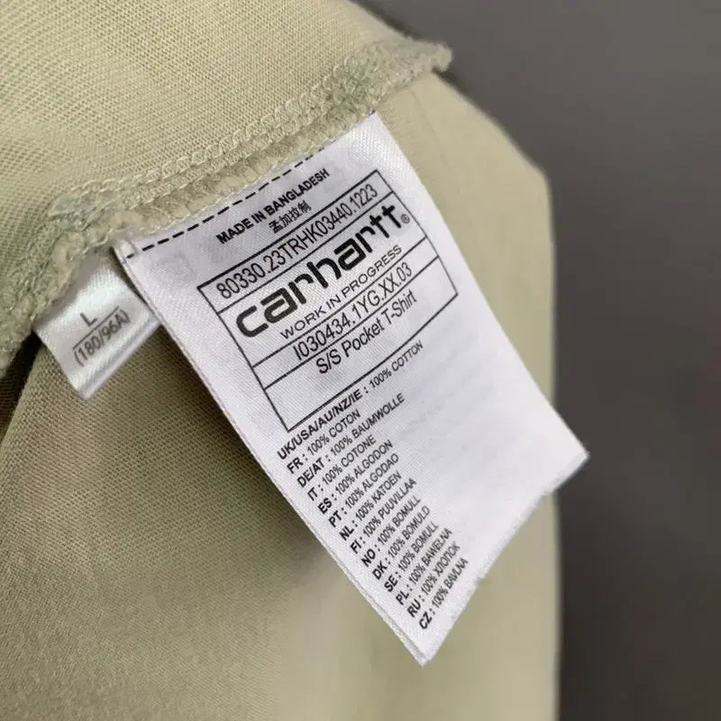 [BUNJANG] Carhartt WIP Pocket Short Sleeve T-shirt / L 칼하트WIP 포켓 반팔티