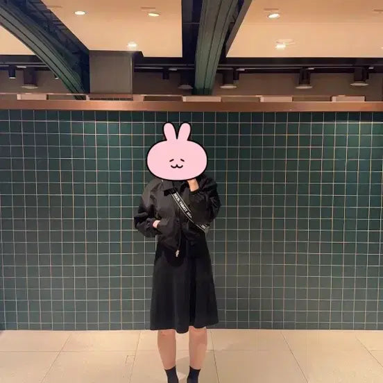 [SOLD OUT] 블랙 블루종 봄버 자켓