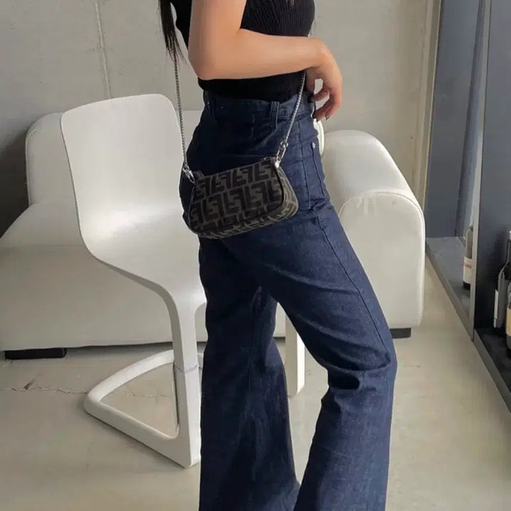 [BUNJANG] Fendi Zucchino Mini Chain Bag / [A+] 펜디 주카 미니 체인백