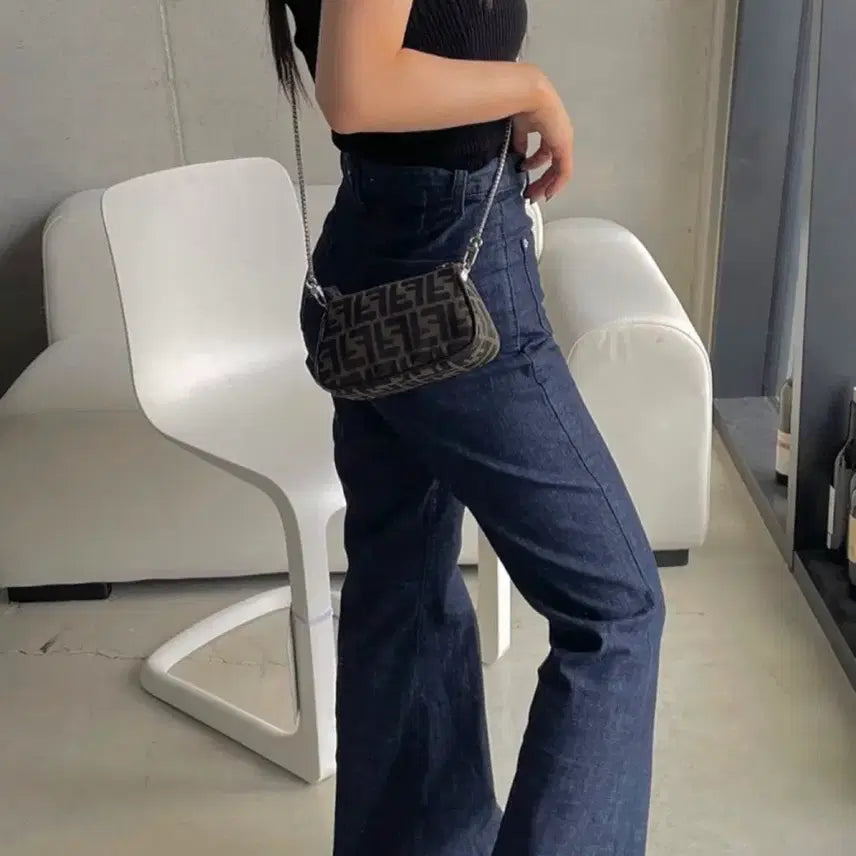 [BUNJANG] Fendi Zucchino Mini Chain Bag / [A+] 펜디 주카 미니 체인백