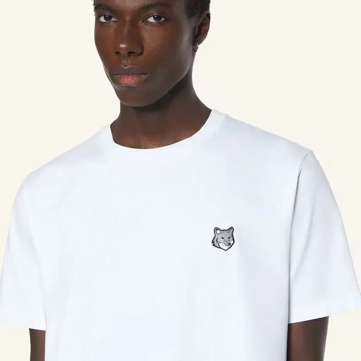 [BUNJANG] Maison Kitsune Fox Short Sleeve T-shirt / 메종키츠네 폭스 반팔 티셔츠 블랙/화이트