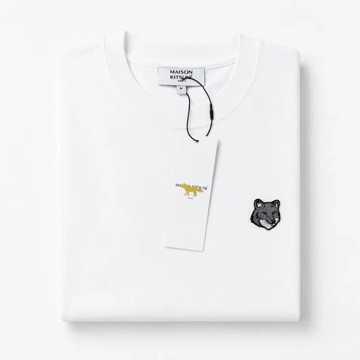 [BUNJANG] Maison Kitsune Fox Short Sleeve T-shirt / 메종키츠네 폭스 반팔 티셔츠 블랙/화이트
